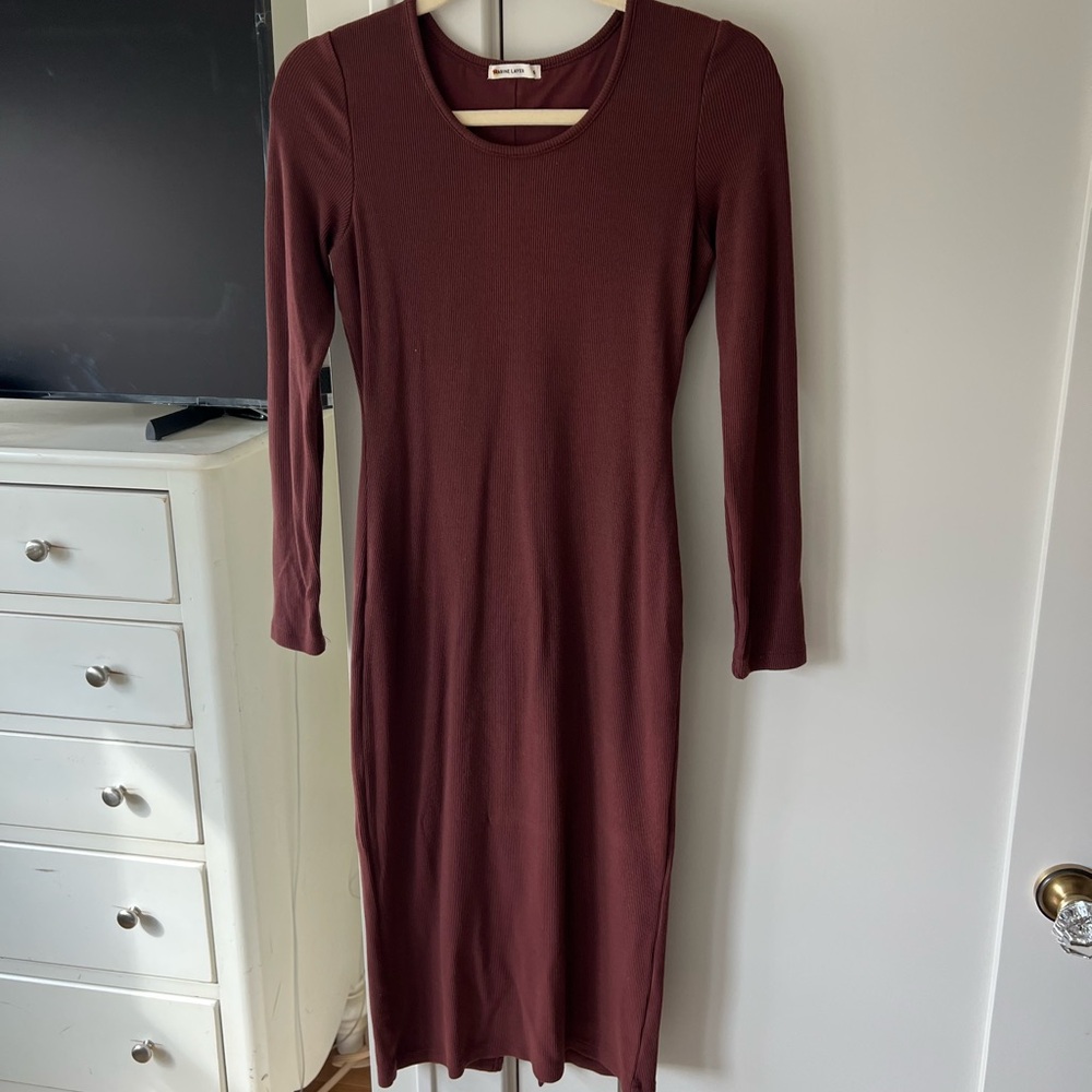 Marine Layer Lexi long sleeve dress